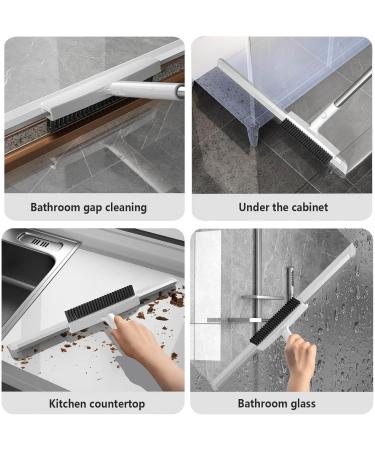 RRRYYYZZ Floor Squeegee for Concrete Floor Multifunction with 49 Long Handle Air Broom Squeegee for Floor Cleans Glass Fine Dust Hair Liquids - Buy Online on GoSupps.com