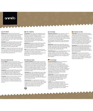 Cat & Dog Ear Cleaner Solution 250ml - Wax Buildup Relief for Itchy & Stinky Ears - Aloe Vera, Lavender & Tea Tree Oil Formula - Alcohol-free Solution for Safe & Non-toxic Ear Care - Buy Online on GoSupps.com