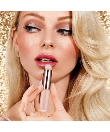 2pcs Silicone Makeup Brushes Set - Lip & Concealer Applicators for Perfect Blending | Dust Cap Included - Buy Online on GoSupps.com