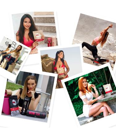 Buy WoW Tea - 2 Diet Teas for Weight Loss & Detox | 100% Natural Green Tea & Yerba-Mate | 300g - Made in EU - Buy Online on GoSupps.com