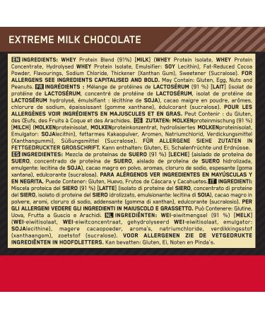  Optimum Nutrition Optimum Nutrition ON Gold Standard Whey Protein Powder protein powder for muscle building naturally occurring BCAAs and glutamine Extreme Milk Chocolate 24-pack 24 x 32 g packaging may vary - Buy Online on GoSupps.com
