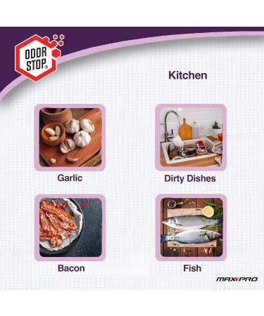 4-Pack ODOR STOP Fabric & Air Refresher - Lavender & Vanilla | 1.4 oz | Refresh Your Home International Shipping - Buy Online on GoSupps.com