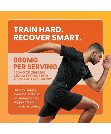 Charlotte's Web Muscle Restore Mushroom Gummies for Adults Chaga & Tart Cherry Supplement for Muscle Recovery and Fatigue Vegan Kosher Non-GMO (Dark Cherry Flavor 30 Servings) - Buy Online on GoSupps.com