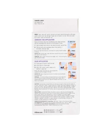 KISS Gel Fantasy Long Pink and Gold High Arch Nail Kit with 28 Fake Nails - Pack of 24 | Sculpted Gel Nails with Adhesive Tabs, Glue, Manicure Stick, and Mini File - Buy Online on GoSupps.com