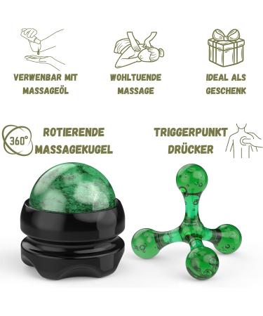 M.S.Lemberg Massage Set | Trigger Point Ball & Neck Roller | Ultimate Wellness & Relaxation Gift for Pain Relief - Buy Online on GoSupps.com