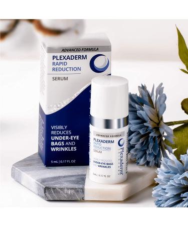 Plexaderm Rapid Reduction Eye Serum - Advanced Anti-Aging Formula for Under-Eye Bags, Wrinkles, Dark Circles, Fine Lines & Crow's Feet - Instant Wrinkle Remover - Buy Online on GoSupps.com