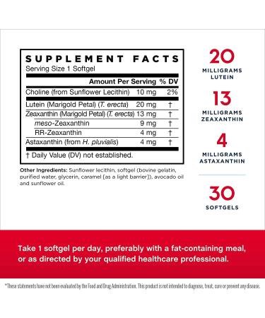Jarrow Formulas Macula Protective Factors â€“ 30 Softgels for Eye Health Support - Buy Online on GoSupps.com