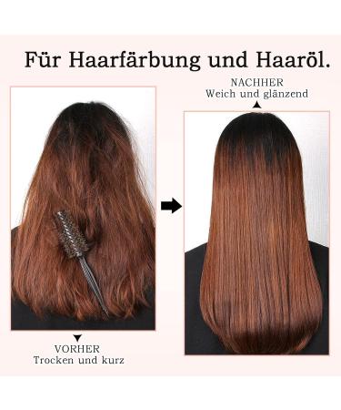 4-Piece 180ml Root Comb Applicator Bottles for Hair Oil & Shampoo with Scalp Massage Brush | Essential Hairdressing Tools - Buy Online on GoSupps.com