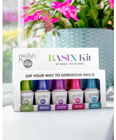 Gelish Dip Basix Kit - Nail Dip Powder Set (6 Pack) - Buy Online on GoSupps.com