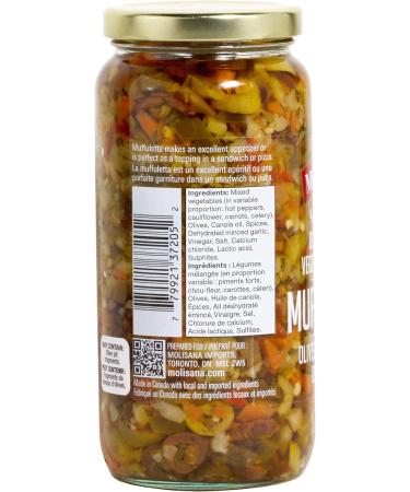 Regina Molisana Hot Muffuletta Glass Jar 500 milliliters - Buy Online on GoSupps.com
