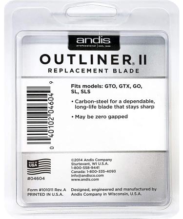 Andis Outliner II Blade 04604 - Professional Trimmer Blade for Precision Haircuts - Buy Online on GoSupps.com