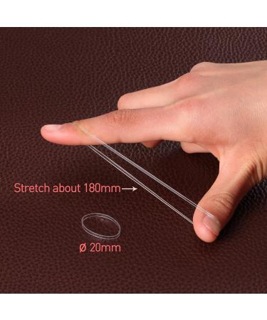 2000 Transparent Elastic Hair Ties - Durable Rubber Bands for Kids & Women | cwokwewei Hair Accessories in Box - Buy Online on GoSupps.com