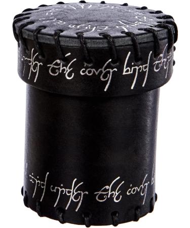 Q WORKSHOP Elvish Black Leather Dice Cup - Premium RPG Gaming Accessory - Buy Online on GoSupps.com
