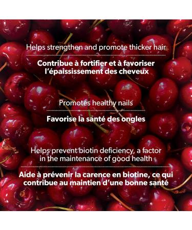 Preferred Nutrition Biotin 10 000 mcg 30 Gummies Cherry Pomegranate Flavour Helps Maintain Healthy Hair Skin and Nails Vegan - Buy Online on GoSupps.com