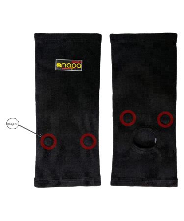 Anapa Pain Relief Ankle Sleeve - Magnetic Ore Therapy Foot Support | KFDA Approved | International Shipping - Buy Online on GoSupps.com