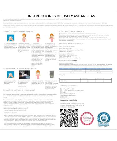 Cencibel Smart Casual Mask - Spanish Flag Design Navy Blue One Size | International Shipping Available - Buy Online on GoSupps.com