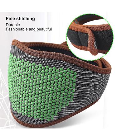 Fast Heating Neck Pillows with Steel Support - Hot Therapy for Tension Relief | Breathable Black Green Dots | International Shipping Available - Buy Online on GoSupps.com