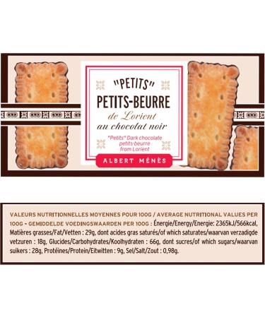 Albert M n s - La Biscuiterie Sucr e - Petits Petits-Beurre with intense dark chocolate 65g - Buy Online on GoSupps.com