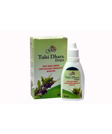 GEET Tulsi Drops Natural Immunity Booster 30 ML Pack - Certified 5 Different Types of Rare Tulsi, Holy Basil Drops 30 ML