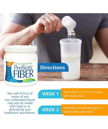 Great Gut Prebiotic Fiber Powder - Unflavored Sunfiber Blend | 20oz, 90 Servings - Buy Online on GoSupps.com