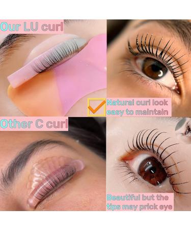Shop Lash Lift Shields LU Curl - 8 Size Lifting Pads for DIY Eyelash Lamination | Katya Vinog Shiny Perm Rods for Natural Lifts | Durable & Beautiful Colors - 100 Uses - Buy Online on GoSupps.com