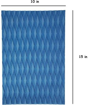 KXKZREN 4-Piece Paddle Board Traction Pad Set - Anti-Slip EVA Foam Deck Grip for SUP, Surfboard, Kayak - Blue - Buy Online on GoSupps.com