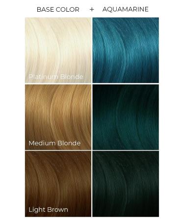 ARCTIC FOX Aquamarine Semi-Permanent Hair Color Dye - Vegan & Cruelty-Free (8 Fl Oz) - Buy Online on GoSupps.com