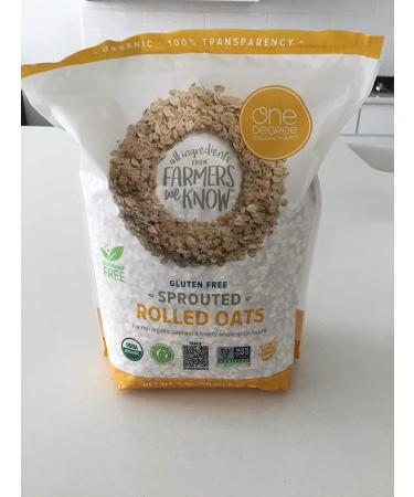 One Degree Sprouted Rolled Oats - Gluten Free - 5 lbs - Buy Online on GoSupps.com