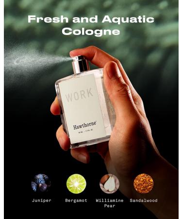 Hawthorne Fresh and Aquatic Cologne. Inspired by the Breezy Coasts of France. A Cold Gin Cocktail Out at Sea. Ocean Breeze Juniper Williamine Pear and Sandalwood Notes. 1.7 Fl Oz. - Buy Online on GoSupps.com