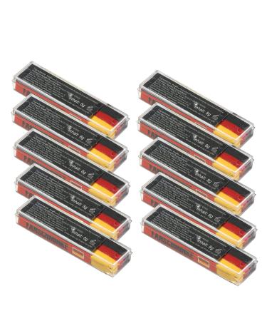 elasto form 10x fan make-up washable Germany - EM 2024 - make-up pencil fan colours make-up black-red-gold