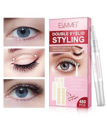 Buy 480 Pcs Invisible Waterproof Double Eyelid Stripes - Slide Stripes for Instant Eye Lift | International Shipping - Buy Online on GoSupps.com