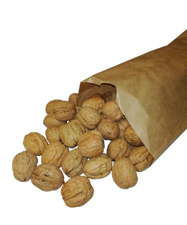 Fruit shipping24 French walnuts (grenobler) 1kg thick sorting 32/+ untreated intensely aromatic bright inner fruit fresh goods from the latest harvest 1 kg (1 Pack)
