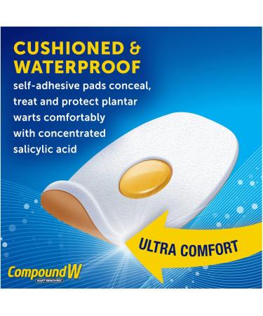 Compound W Maximum Strength Plantar Wart Remover Foot Pads - 2 Pack (40 Count) - Buy Online on GoSupps.com