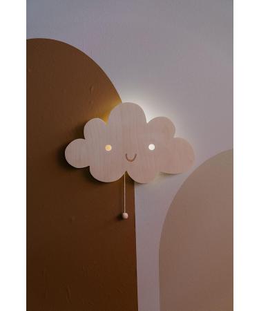 Bo Babys ONLY - Star Baby Wall Lamp | Night Lamp for Children's Room | Battery Operated Paintable FSC Quality Wood | 25 000 Hour Lifetime - Buy Online on GoSupps.com