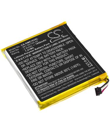 Estry 1950mAh Battery Replacement for Edge 1030 361-00105-00