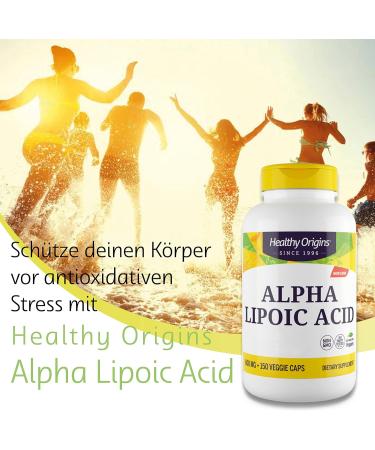 Healthy Origins Alpha Lipoic Acid 600mg - 150 Gluten-Free Capsules | High-Dose Non-GMO Lab Tested 2-Day Supply - Buy Online on GoSupps.com