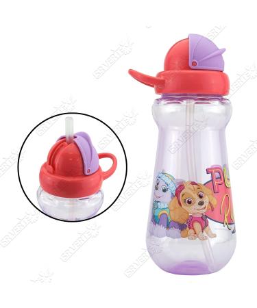 2x Paw Patrol Marshall and Skye Straw Sipper 340ml BPA Free Water Bottles for Kids 6+ Months - Buy Online on GoSupps.com