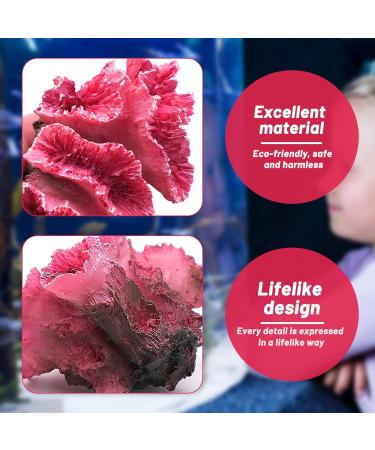 Artificial Coral Ornaments | LTHhermelk Pink Aquarium Decoration for Fish Pools & Landscapes - Buy Online on GoSupps.com