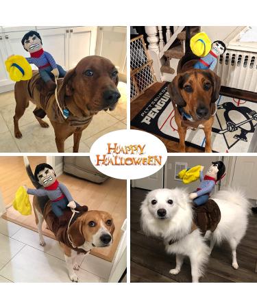 Delifur Cowboy Rider Style Dog Costume - Large | Pet Suit Costume for Dogs - Buy Online on GoSupps.com