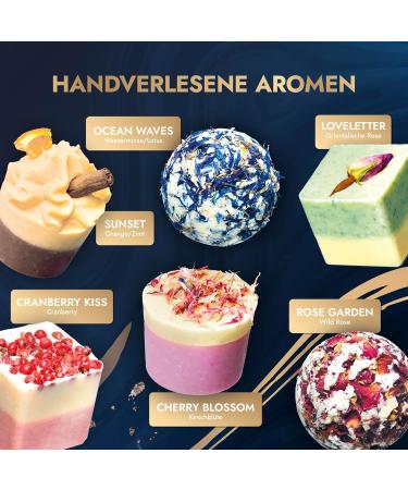 Shop Amari Luxury Vegan Bath Bombs (6 Pieces) | Relaxation Gift Set for Women | Bathing Chocolates & Accessories - Buy Online on GoSupps.com