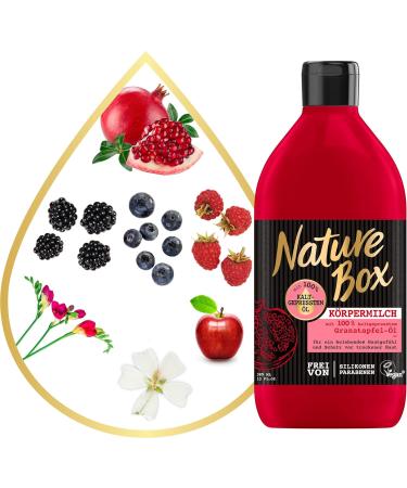 Nature Box Body Lotion Pomegranate - 3 Pack (385 ml x 3) | Nourishing & Hydrating | International Shipping Available - Buy Online on GoSupps.com