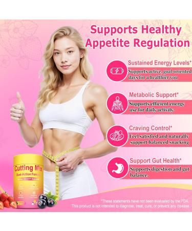 Kereeao Cutting Drink Mix | Supports Satiety Signaling Energy & Gut Health with Berberine Chromium FOS Yerba Mate & 5-HTP | Vegan Sugar-Free Non-GMO | Strawberry A a - 30 Sticks - Buy Online on GoSupps.com