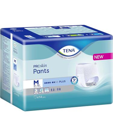 Buy Tena Pants Plus Classic Medium (80-110 cm) - 4 Packs of 14 M (56 Pieces) | International Shipping - Buy Online on GoSupps.com