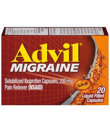 Advil Migraine Liquid Filled Capsules - 20 ct