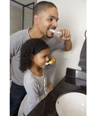 Brilliant Kids Sonic Toothbrush Refill Heads - Microfiber Bristles, 2 Count Orange (Pack of 2) - Buy Online on GoSupps.com