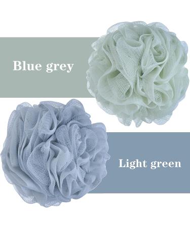 AOTENGDI 4Pcs Bath Sponge Shower Loofahs 60g Exfoliator Scrubber - High Foaming Body Wash Cleaning Accessories - Buy Online on GoSupps.com