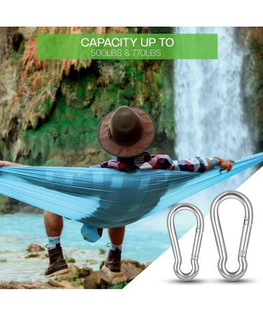 Marine Grade 316 Stainless Steel Carabiner Clips, Heavy Duty 4 Inch, 2 Pack - for Gym & Outdoor Activities - Buy Online on GoSupps.com