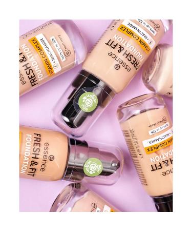 Essence Cosmetics Fresh & Fit Foundation No. 40 Fresh Sun Beige - Vegan Nourishing & Smoothing Makeup (30ml) - Paraben & Microplastic Free - Buy Online on GoSupps.com