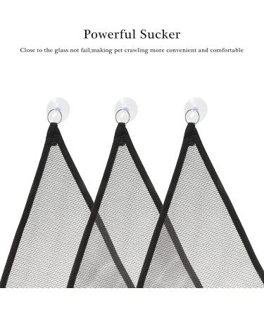 Firtink 2 Packs Mesh Reptile Hammocks Breathable Reptile Hammock Set Medium Reptile Lizards Snakes Hammock Lounger Ladder Accessories Net Hanging Bed Toys M 33x33x48 CM - Buy Online on GoSupps.com