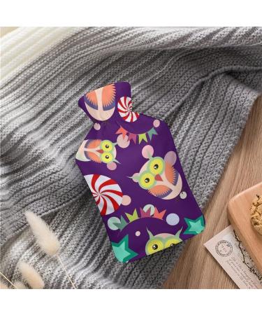 Star Owl Hot Water Bottle with Plush Cover - Warm Comfort for Adults & Kids | 26.5x15.3cm International Shipping - Buy Online on GoSupps.com